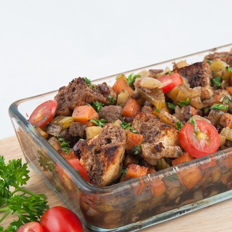 Ciabatta and Sausage Stuffing